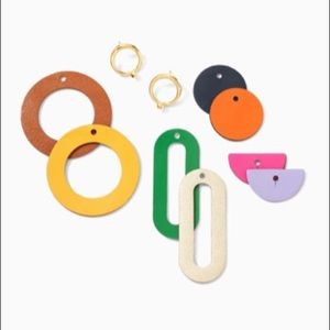Stella & Dot Colour Interchangeable Earrings